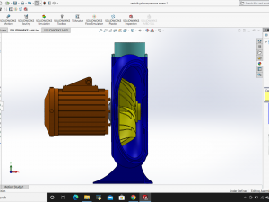 centrifugal compressor Model 3D