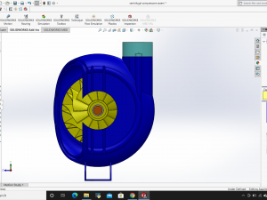 centrifugal compressor Model 3D