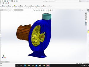 centrifugal compressor Model 3D