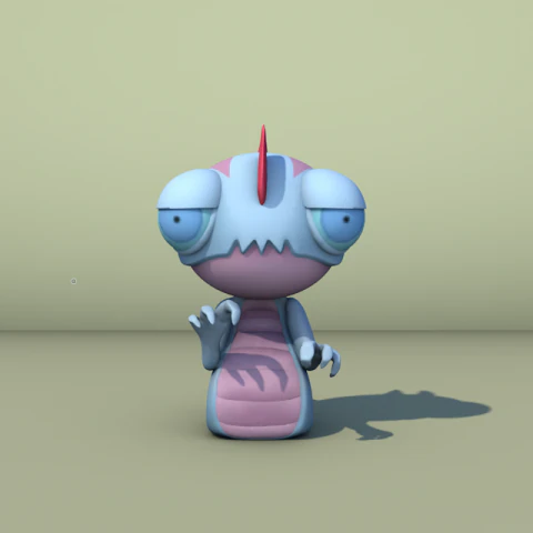 mostro Modello 3D .c4d .max .obj .3ds .fbx .stl .blend