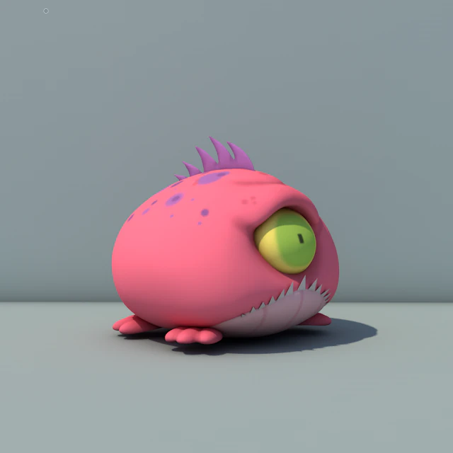monster 3D Model .c4d .max .obj .3ds .fbx .stl .blend 