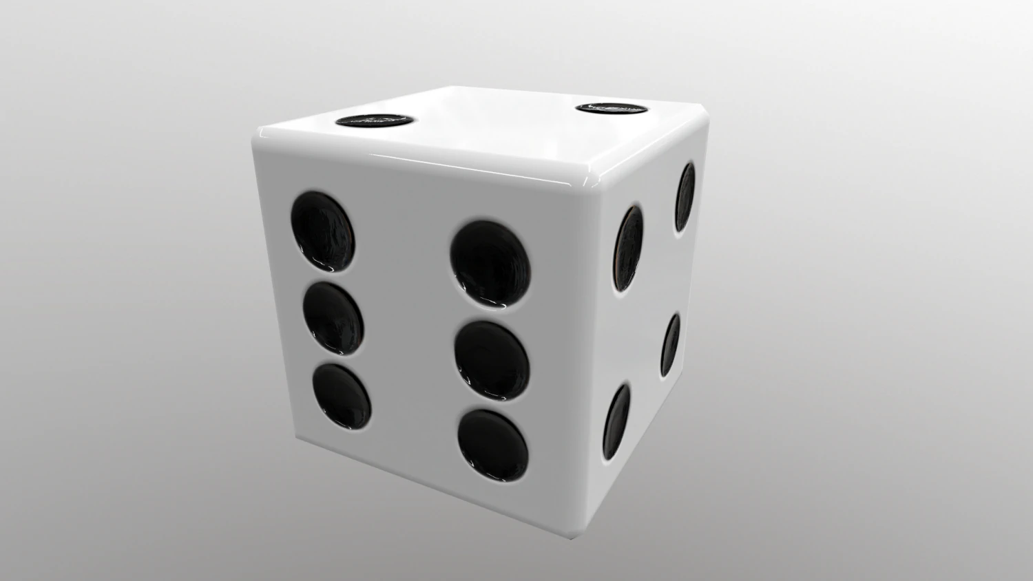 dice d6 game ready pbr 3D Model .c4d .max .obj .3ds .fbx .stl .blend 