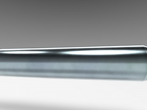 baseball bat aluminum free low-poly Model 3D