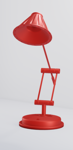 office lamp 3D Модель .c4d .max .obj .3ds .fbx .stl .blend 