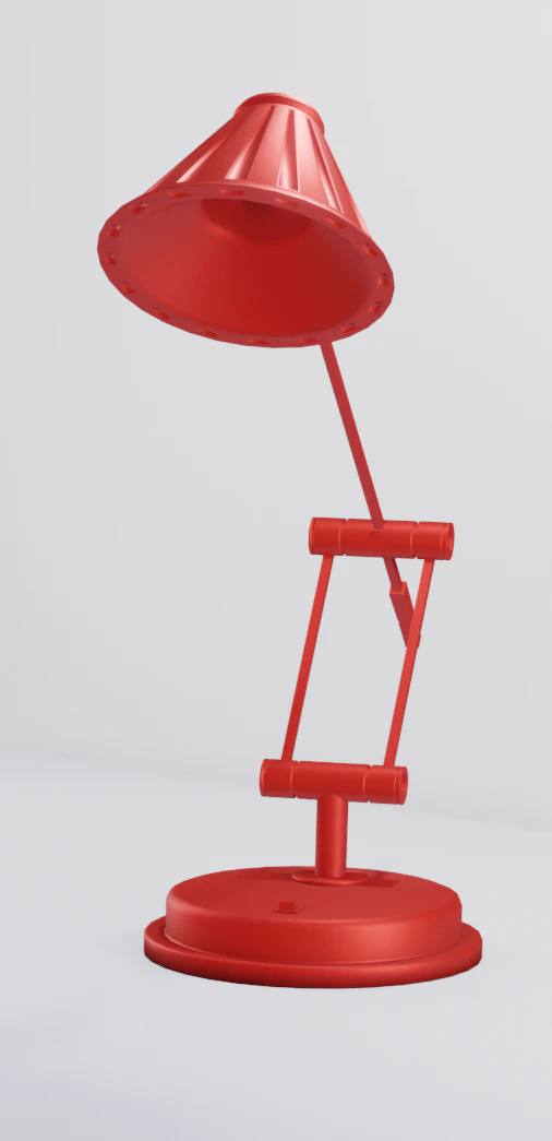 office lamp 3D Model .c4d .max .obj .3ds .fbx .stl .blend 