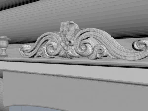 russian old wooden house 3D Model