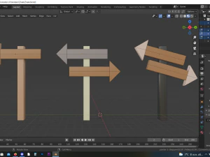 se&ntilde;ales de tr&aacute;fico Modelo 3D
