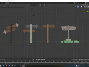 se&ntilde;ales de tr&aacute;fico Modelo 3D
