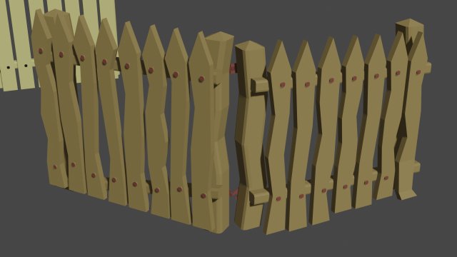 fence 3D Model .c4d .max .obj .3ds .fbx .stl .blend