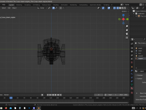 the cunho steam engine Modello 3D