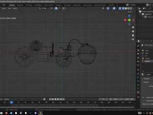 the cunho steam engine 3D Model