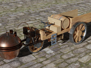 the cunho steam engine 3D Model