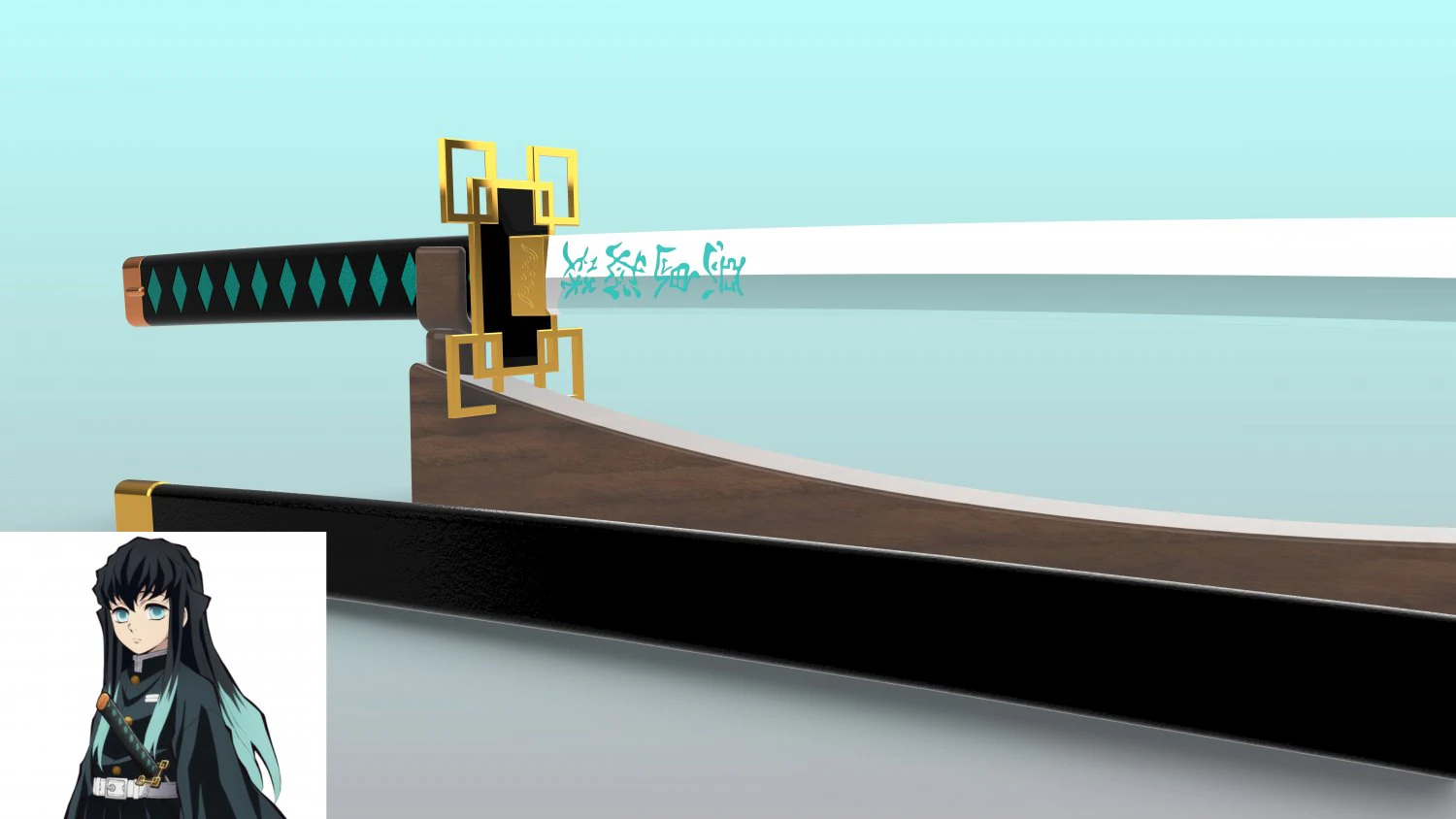demonslayermist hashirasword 3D Model .c4d .max .obj .3ds .fbx .stl .blend 