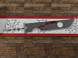 sword of zabuza momochi 3D 模型