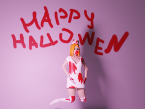 Nurse for halloween 3D Model
