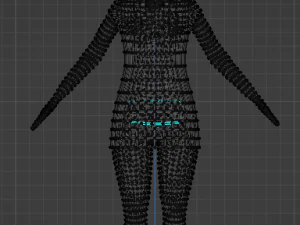 हेलोवीन के लिए नर्स 3D मॉडल