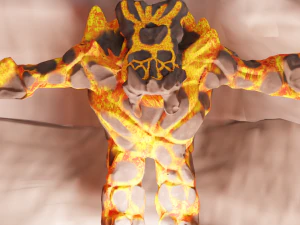 Lava golem 3D Model