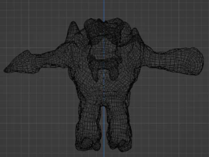 G&oacute;lem de piedra Modelo 3D