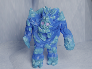 Ice golem Modelo 3D