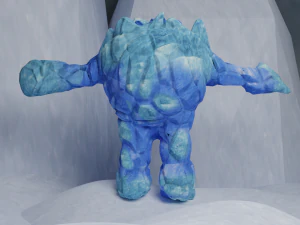 Ice golem 3D Model