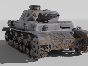 Pz4AustF1 3D Model