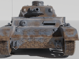 Pz4AustF1 3D Model