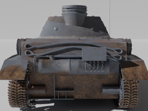 Pz4AustF1 3D Model