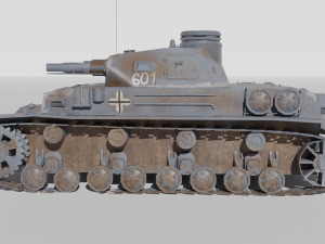 Pz4AustF1 3D Model