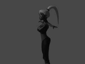 animewoman 3D मॉडल