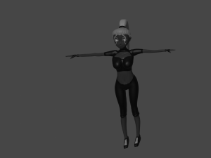 animewoman 3D 模型