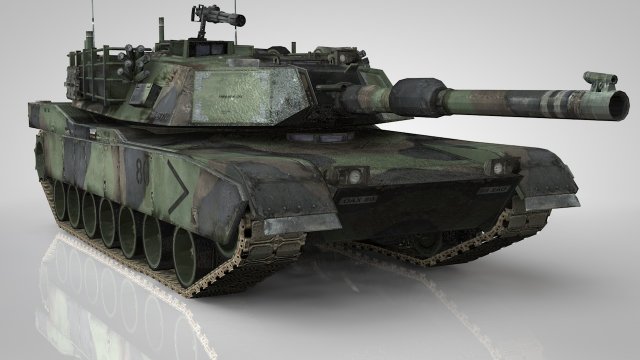 american main battle tank 3D मॉडल .c4d .max .obj .3ds .fbx .stl .blend 
