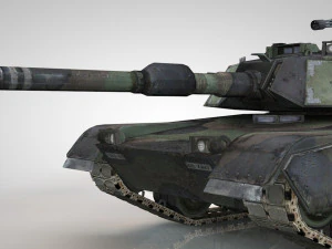 american main battle tank 3D Model