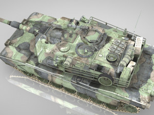 american main battle tank 3D मॉडल
