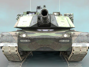 american main battle tank 3D Model