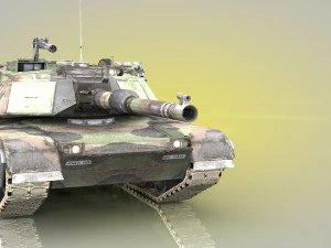 american main battle tank 3D Model