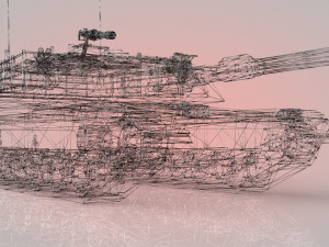american main battle tank 3D मॉडल
