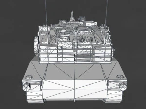 american main battle tank 3D Model