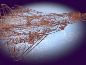 modern multi-purpose aircraft su-50 Modelo 3D