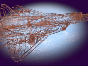 modern multi-purpose aircraft su-50 3D Model