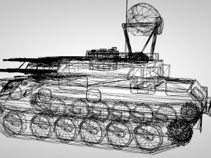 anti-aircraft installation of the soviet union shilka 3D Model