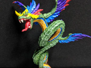 el dios serpiente Modelo de impresión 3D