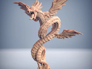 o deus cobra Modelo de Impressão 3D
