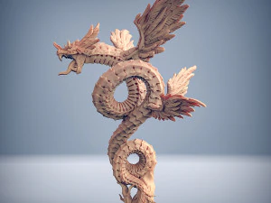 o deus cobra Modelo de Impressão 3D