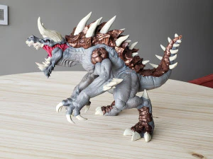 la &eacute;pica tarasca gigantesca miniatura Modelo de impresión 3D