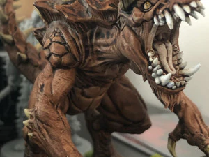 la &eacute;pica tarasca gigantesca miniatura Modelo de impresión 3D