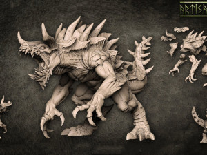 the epic tarasque gargantuan miniature 3Dプリントモデル