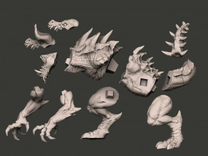 the epic tarasque gargantuan miniature 3Dプリントモデル