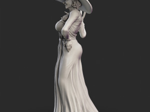 lady dimitrescu 3D Print Model