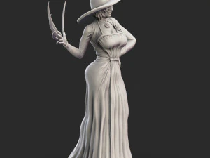 signora Dimitrescu Modello di stampa 3D