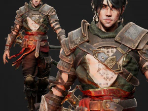 Assassino Oriental Modelo 3D